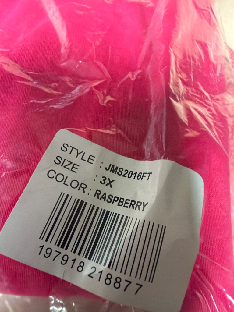 Just My Size Women’s Plus Raspberry 2 Pocket Capris Size 3x Nwt — image 4 of 6